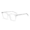 Pin de Sombrero Retro Gm Clavo de Arroz Marco de Espejo Plano para Hombres y Mujeres 88633 Moderno Marco Cuadrado Liso Gafas Anti-Luz Azul para Miopía