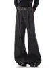 Jeans de Color Sólido para Hombres y Mujeres, Nuevo Estilo de Moda, Versátiles, Elegantes, Casuales, Corte Ajustado, Pantalones de Pierna Ancha hasta el Suelo