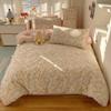 2025 Nuevo Estilo Universitario Lindo Algodón Juego de Cama de Cuatro Piezas Algodón Estampado Dormitorio de Estudiantes Juego de Cama de Tres Piezas con Bolsa
