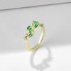 Rosa Gold Butterfly Ring Kashi Original Estilo Coreano Ins Estilo Suave Simples Nicho Temperamento Unisex Anel