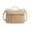 Bolsa de ombro acolchoada estilo 2026 transfronteiriça inspirada em Chanel, bolsa para marmita, bolsa para maquiagem com alça e alça de corrente, bolsa transversal