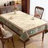 Mantel Estilo Americano, Sin Lavado, Impermeable al Aceite, Impermeable al Agua, Resistente al Calor, Mantel Rectangular, Lujo Ligero, Sensación de Alta Gama, Salvamanteles, Mantel