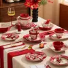 Regalos de Boda para Recién Casados, Novias y Mejores Amigas, Cajas de Regalo Prácticas para Casa Nueva de Boda, Vajilla, Juegos de Tazones y Platos, Platos y Palillos de Compromiso