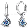 Aretes de Plata Plata de Ley 925 Corazón del Océano Concha Margarita