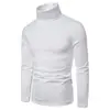 Transfronteiriça outono e inverno 2024 nova camiseta masculina de manga comprida moda costura gola alta base de veludo masculino uma geração de pelo