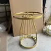 Mesa de centro pequena em pedra sinterizada minimalista italiana varanda sala de estar apartamento pequeno mesa de chá redonda mesa de chá de dupla camada criativa de lazer