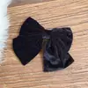 Grampo de Cabelo Feminino Versátil de Cor Sólida com Laço de Veludo Dourado, Melhor Venda da Amazon, Feito à Mão, Presilha de Linha Única, Grampo de Mola
