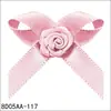 15 colores rosa 2 puntos Mariposa fénix 8D05AA Flor Yao Ming decoración cinturón de poliéster hecho a mano Puntos de rosa decoración de mariposa fénix