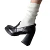 Sapatos de couro de salto alto femininos 2026 Outono novo estilo universitário britânico retrô bico quadrado salto grosso sapatos de salto único mocassins de calçar