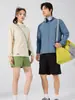 Ropa de protección solar de hilo original para exteriores para hombres y mujeres, sensación fresca de verano, UPF50+, ligera, transpirable, protección UV, chaqueta de secado rápido