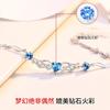 Pulsera de alas de ángel para mujer, pulsera de plata esterlina, diseño de nicho ins, pulsera para estudiante, regalo de cumpleaños para novia, joyería