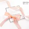 Cinta de Gasa de Nieve Translúcida Flor de Seda 2.5cm 100 Yardas Material para Lazos de Pasteles y Accesorios para el Cabello