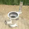 Estufa de Camping Gruesa para Exteriores, Estufa de Leña Portátil de Ahorro de Energía para el Hogar para Hervir Agua, Cocinar y Guisar Sopa
