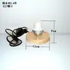 Base de lámpara de mesa de madera maciza base de madera portalámparas enchufable base de tornillo e27 base e14 bricolaje con cable con interruptor base de lámpara de mesa