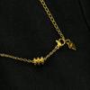 Colar de cintura pequena de ouro e prata galvanizado, joias de luxo simples e leves para mulheres, joias requintadas, elegantes e clássicas, todas combinam