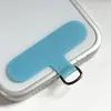 Patch de Tecido Curado para Cordão de Celular, Almofada Fixa em T Anti-Perda, Capa de Celular de Tecido Colorido, Acessório de Pendurar Fixo Não Poroso