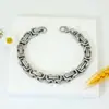 Pulseras de Acero Inoxidable de Venta Caliente Transfronterizas Europeas y Americanas, Collares de Moda Callejera para Hombre de Amazon, Suministro Directo de Fábrica al por Mayor