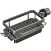 Estante para Grifo de Cocina, Estante para Fregadero de Lavado de Platos, Cesta de Drenaje, Esponja con Cepillo, Estropajo, Estante para Guardar Trapos