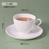 Ventas Directas de Fábrica Taza de Café y Platillo de Porcelana Fina Simple Estilo Occidental Creativa Taza de Té de Cerámica Bandeja de Té Más Logotipo Regalo