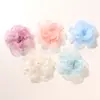 Elegante accesorio de malla con borde deshilachado de color liso, estilo hada, para ropa DIY, tocados, ramilletes, pinzas para el cabello y accesorios decorativos