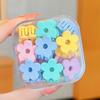 Caja de Pinzas de Agarre Pequeñas de Colores para Niña Flor Doble Cara Pinza Lateral Pinza para Flequillo Pinza Mini para Bebé Pinza de Princesa
