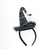 Acessórios de Halloween 2026 Atacado Acessórios Infantis e Adultos Headwear Estilo Festivo Faixas de Cabelo Faixas de Cabelo Chapéu de Pelúcia de Halloween