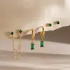 Pendientes Estilo Europeo y Americano Wanxing para Mujer, Varios Estilos con Colgantes de Circonita Blanca, Pendientes Multipar Transfronterizos, Al por Mayor en Stock