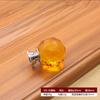 Tirador de cristal de un solo orificio k9 con forma de diamante, esférico, redondo, moderno, de vidrio transparente, para puerta de gabinete de cajón, tirador para mueble de 30 mm