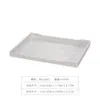 Bandeja Rectangular Plástico melamina Habitación de Hotel Vaso de Agua Bandeja de Té Japonesa Almacenamiento Exhibición Bandeja Restaurante Comercial