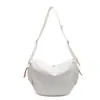 Bolso Informal de Moda de Gran Capacidad en Tela de Nylon, Elegante Modelo Nuevo para Primavera y Verano, Bolso Cruzado de Hombro Único de Color Sólido de Moda para Mujer