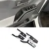 Adecuado para 26 modelos de versiones extranjeras de Toyota RAV4, panel de elevación de vidrio, marco de palanca de cambios de control central y decoración de manija interior de puerta