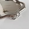 Caro inimigo Roman T Home Same Brincos Leves Luxo High-end Sense Micro-incrustado Zircon Lock Head Ear Buckle Brincos Elegantes