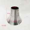 Mesa de Bar de Lazer para Móveis em Aço Inoxidável 304 com Base em Chifre, Peças Decorativas Especiais em Formato de Boca de Chifre