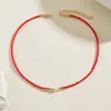 Joyería Europea y Americana Transfronteriza, Collar de Turquesa de Diseño Artesanal de Nicho, Accesorio de Cuello Versátil y de Alta Gama para Mujer