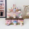 Caixa Surpresa Gato Mojie: Figurinhas Fofas de Gato Cogumelo, Brinquedos Colecionáveis Adoráveis, Figurinhas de Resina Desenho Animado, Enfeites de Mesa Tendência