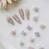 Celebridad de Internet Nuevo Arte de Uñas Cinta Camelia Producto Terminado Montón Bola de Diamante Perla Lindo Dulce Estilo Decoración de Uñas Venta al por Mayor