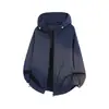 Chaqueta deportiva exterior con capucha para primavera y otoño, cortavientos de trabajo para hombre, chaqueta deportiva negra con protección solar, personalizable