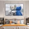 Arte de Pared de Anime Arte de Entrada Oso Violento Pintura Decorativa Mural para Sala de Estar Dormitorio Sala de Transmisión en Vivo Estilo de Lujo Ligero Tendencia de Pintura al Óleo