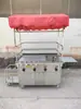 Carrinho de lanche de barraca de mercado noturno Carrinho de fritadeira comercial de vidro multifuncional Máquina de cozinha de Guangdong Carrinho de churrasco