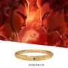 El Niño Demonio de Nezha Viene al Mundo Pulsera Anillo Gan Kun para Hombres y Mujeres Mismo Estilo Pareja Chapado en Oro Pulsera Guofeng Decoración Vintage