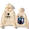 Sudadera Unisex de Moda con Estampado de Gato Callejero, Camiseta Deportiva de Algodón, Suéter con Estampado de Videojuegos, Ropa Urbana para Mujer
