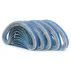 Acero Inoxidable Acero de Zirconio Cinturón de Jade 330*10 Máquina de Banda Neumática Amoladora Angular Banda de Tela Abrasiva para Metal Aleación Rectificado y Pulido