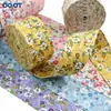 Tiras Pequeñas de Tela Floral Prensada, Cintas Compuestas de Tela Floral, Accesorios para el Cabello de Moños Hechos a Mano para DIY, Cinta para el Cabello