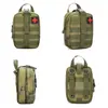 Bolsa Médica Tática Portátil Bolsa de Acessórios Bolsa de Acessórios Bolsa de Cintura Tática Camuflada Bolsa Multifuncional Bolsa de Sobrevivência para Montanhismo ao Ar Livre
