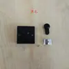 Acessórios para fechadura de porta maçaneta fixa tamanho buraco cabaça peça de fechadura falsa tampa de fechadura de alumínio estampada sólida tampa decorativa do cilindro da fechadura