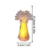 Transfronteiriço Novo LED Luminoso Anjinho Acrílico Cristal Anjo Enfeites Decoração de Natal Anjo Luz Noturna