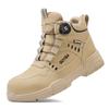 Zapatos de Protección Laboral Estilo Nuevo Cuatro Estaciones, Antiaplastastamiento, Antipenetración, Aislados 10Kv Zapatos para Electricista, Nuevos de Moda Ligeros, Cómodos y Seguros