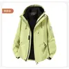 Chaqueta Gruesa con Forro de Polar para Hombre con Capucha Invierno Tres en Uno Ropa de Trabajo Abrigo Montañismo Cortavientos Exterior Personalizada