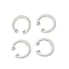 Eje de Acero Inoxidable 304 Anillo de Retención Elástico Circlip Tipo C Interno Gb893 para Agujeros