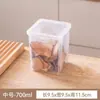 Pote Selado para Lanches Caixa de Armazenamento de Temperos Caixa de Condimentos Compartimento de Condimentos Doméstico de Cozinha Caixa de Armazenamento Selada com Tampa Flip-Top